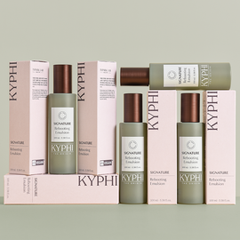 KYPHI Signature Rebooting Emulsion 100ml – Low-Molecular, Anti-Wrinkle, Elasticity Boost, Forest Scent, Plant-Based Formula by TSPARK LAB _ Made in KOREA